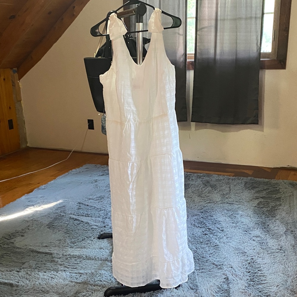 Ana & Rose  White Sleeveless long Dress